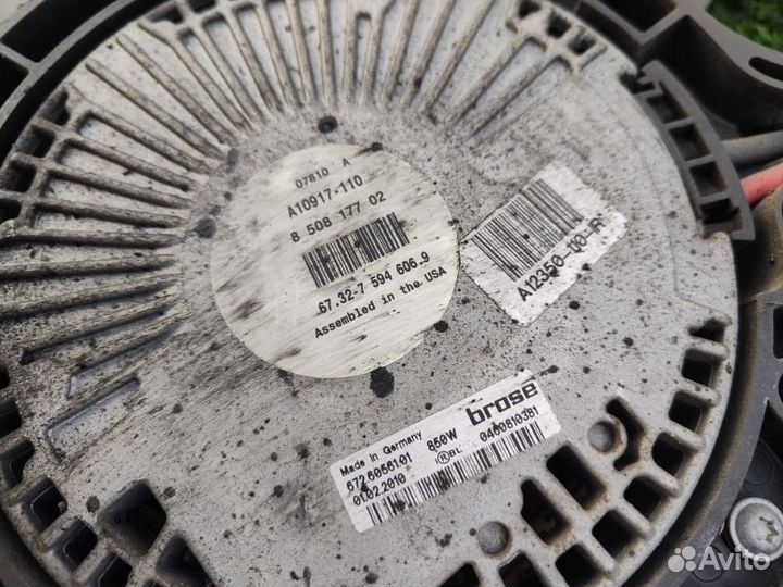 Вентилятор радиатора Bmw X5 E70 N55B30 2010