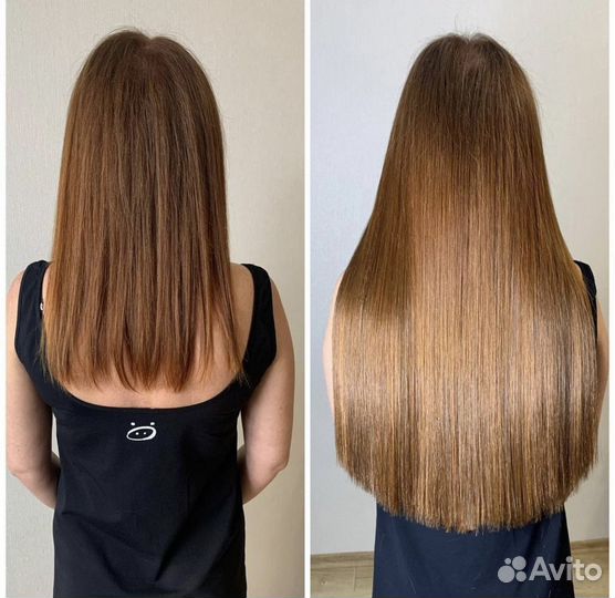 Наращивание волос / биопротеиновые волосы