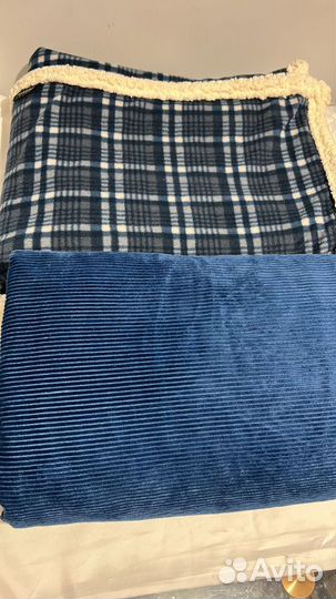 Шерповое покрывало с вельветом 152 x 127 см