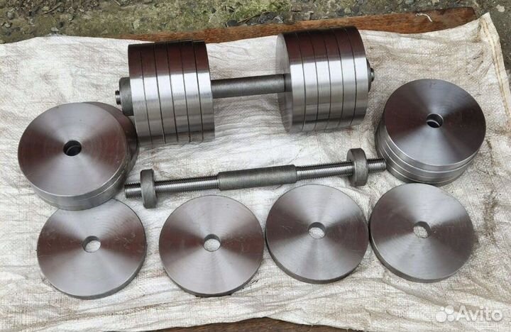 Гантели стальные