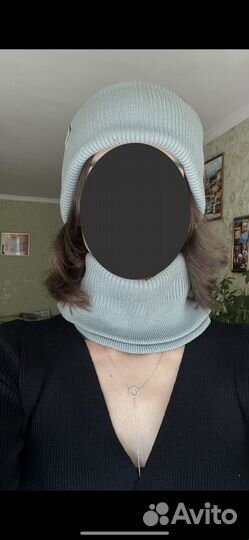 Комплект шапка, шарф