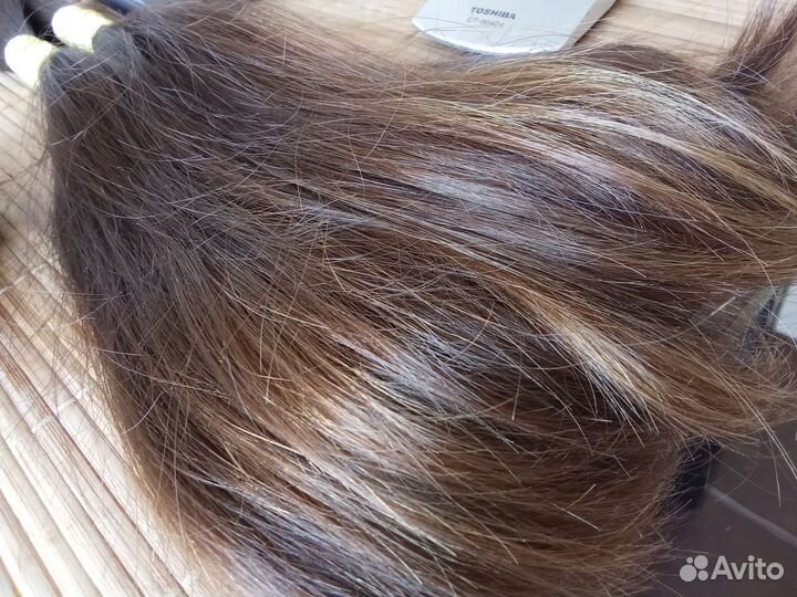 Волосы натуральные срез 30 см