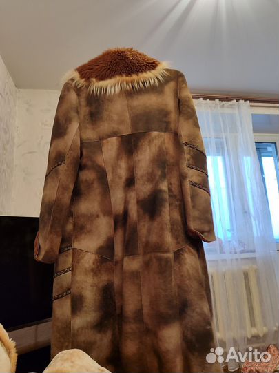 Дубленка натуральная женская 48 50