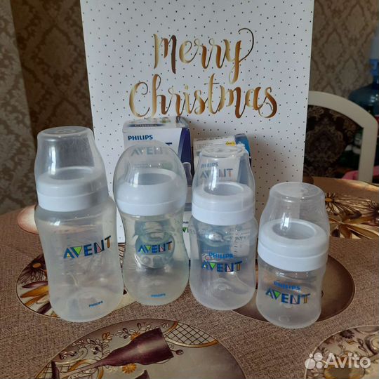 Бутылочка avent и Молокоотсос avent