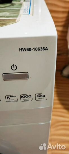 Стиральная машина узкая Haier HW60-10636A