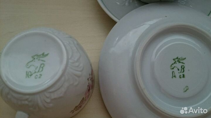 Чашечки с блюдцами Вербилки