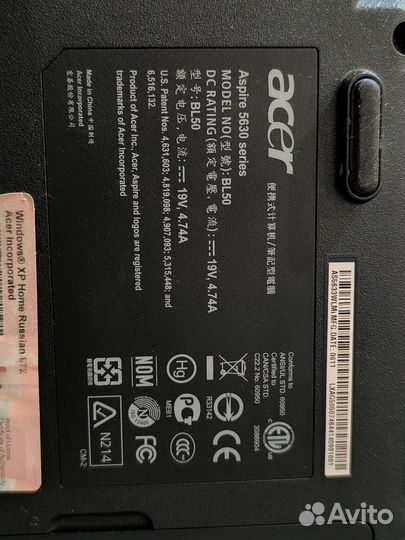 Acer aspire 5630 BL50