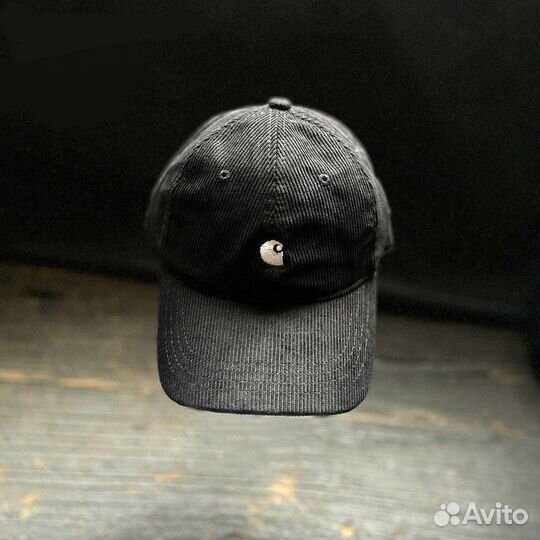 Кепка carhartt вельвет premium черная