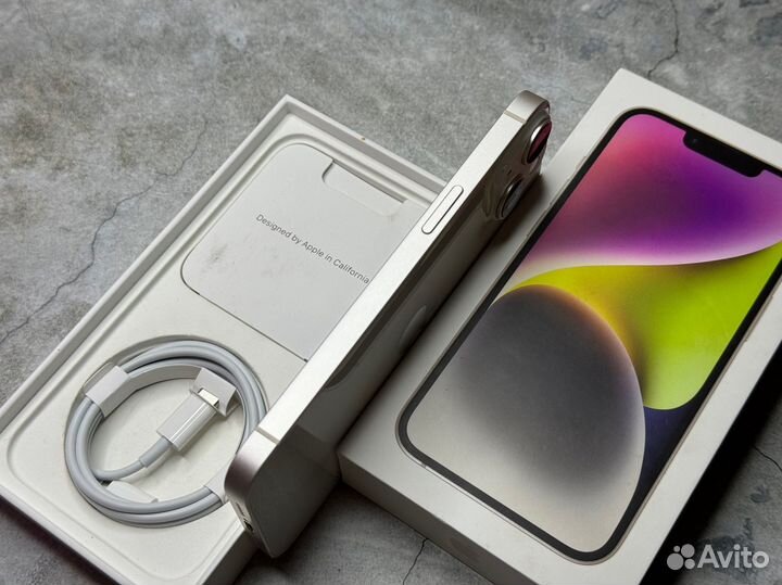 iPhone 14 128gb Акб 88 Отличный (sim+esim)