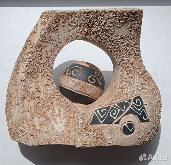 Ваза для цветов керамика греческая терракот