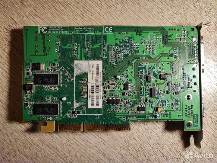 Видеокарта Radeon 9600SE 128M DDR V/D/VO