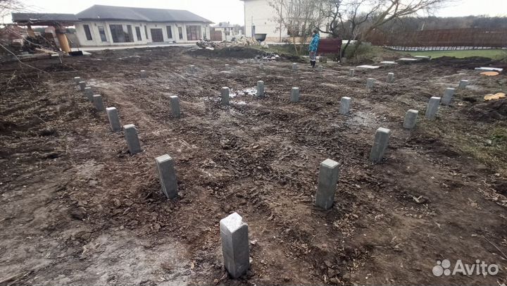 Фундамент / Жб, Бетонные, Железобетонные сваи