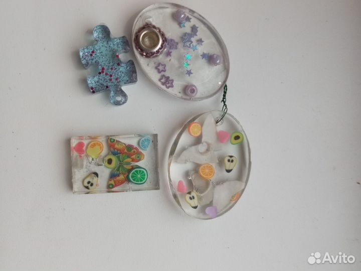 Фигурки из смолы, на ключи или на подвеску