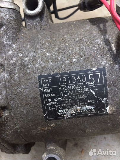 Компрессор кондиционера Mitsubishi Lancer 10 1.5