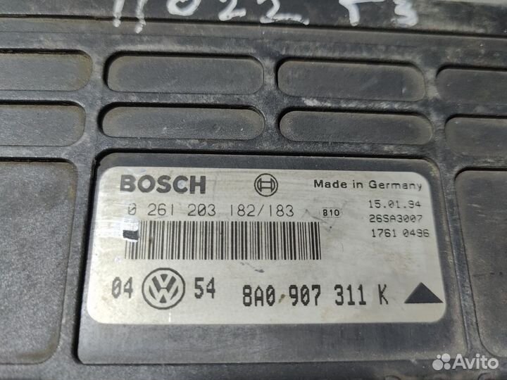 Блок управления двигателем golf 3