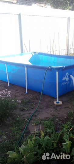Каркасный бассейн прямоугольный бу (бронь )
