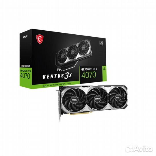 Видеокарта MSI RTX 4070 ventus 3X E 12G OC