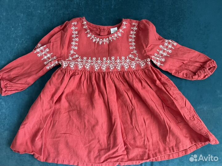 Одежда на девочку (как новая) 86 р Zara, H&M