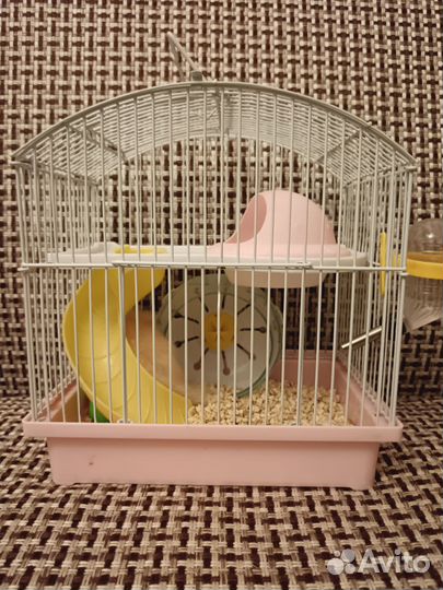 Хомяк с клеткой