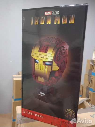 Конструктор Аналог Лего Шлем Железного Человека