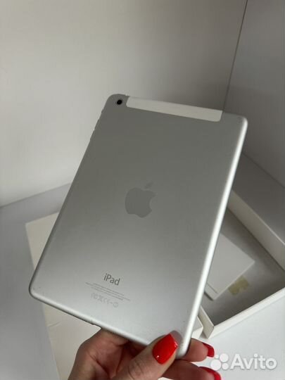 iPad mini 4 16gb silver wifi+cellular