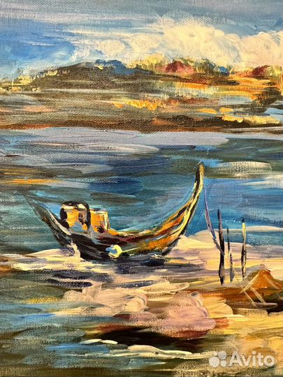 Картина 30*40. На Каме