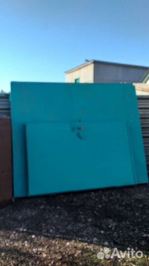 Ворота железные с калиткой