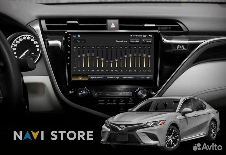 Магнитола Android Toyota camry 2018-2020