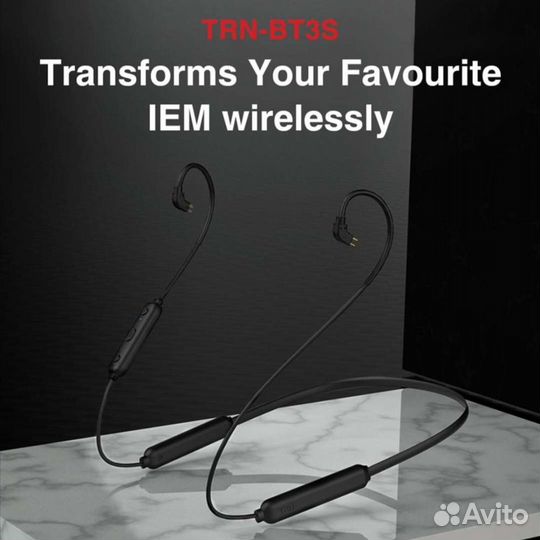 Bluetooth провод TRN bt3s mmcx