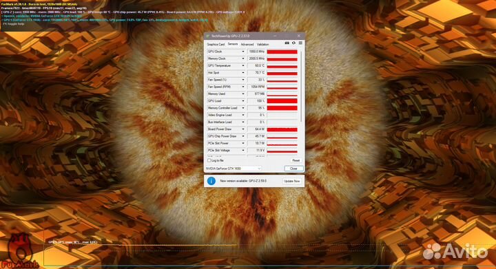 GTX 1650 (На Пломбе)