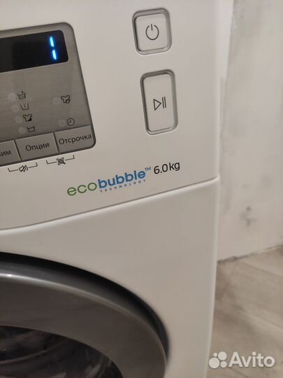 Стиральная машина samsung eco bubble 6 кг