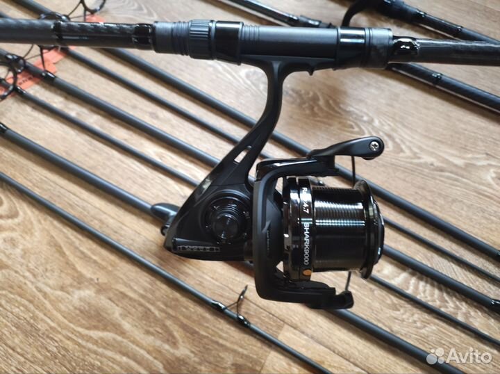 Профессиональный карповый комплект 3+3. Eastshark