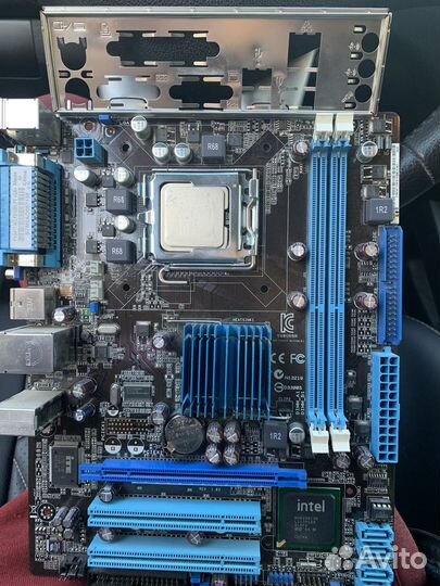 Материнская плата 775 ddr3 + процессор