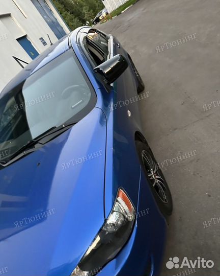 Накладки на зеркала mitsubishi lancer 10