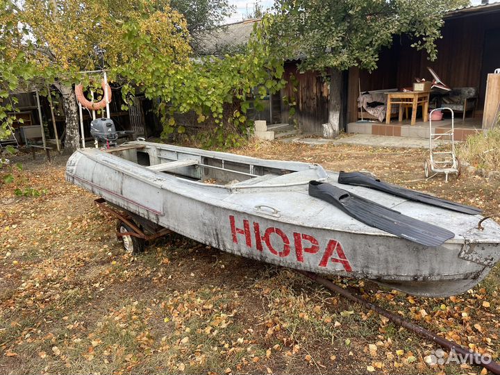 Казанка с мотором