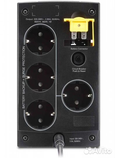 Источник питания (ибп) APC bc650-rsx761 б/у