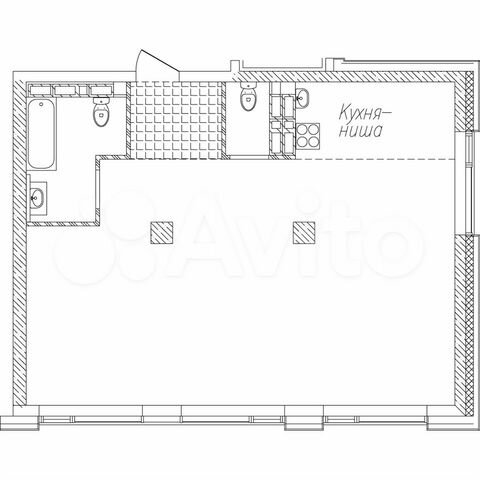 1-к. квартира, 71,5 м², 4/26 эт.