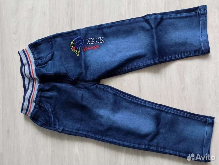 Джинсы на мальчика размеры 86/92, 98,104