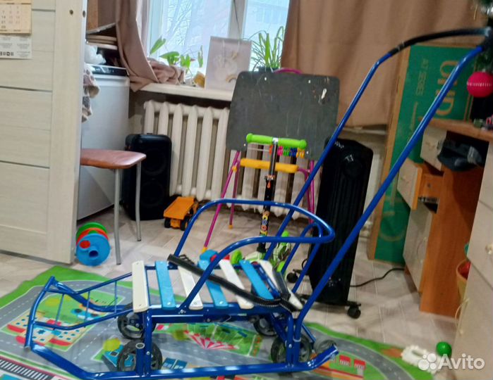 Детские санки на колесах бу