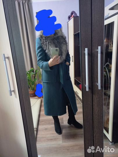 Пальто женское зимнее 44 46