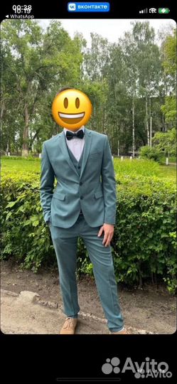 Костюм мужской на выпускной