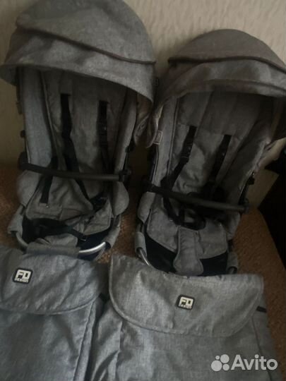 Двойная коляска для погодок