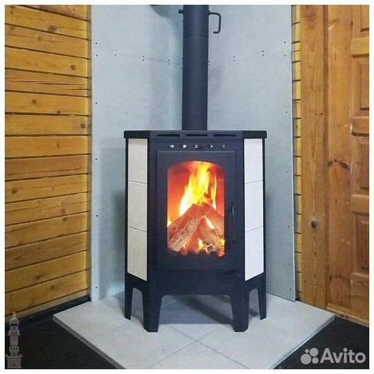 Печь-камин бавария угловой