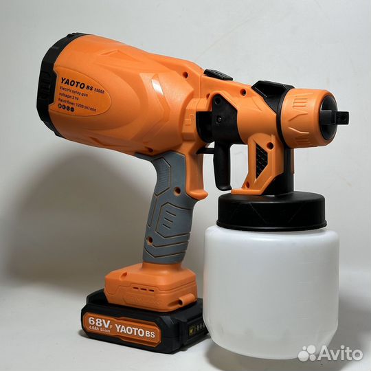 Краскопульт аккумуляторный 68V