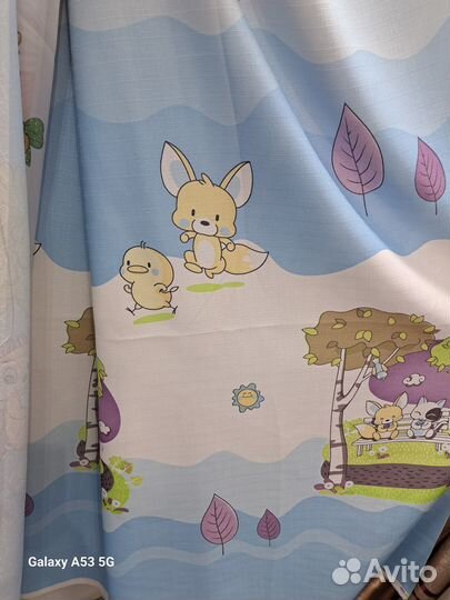 Ткань портьерная детская