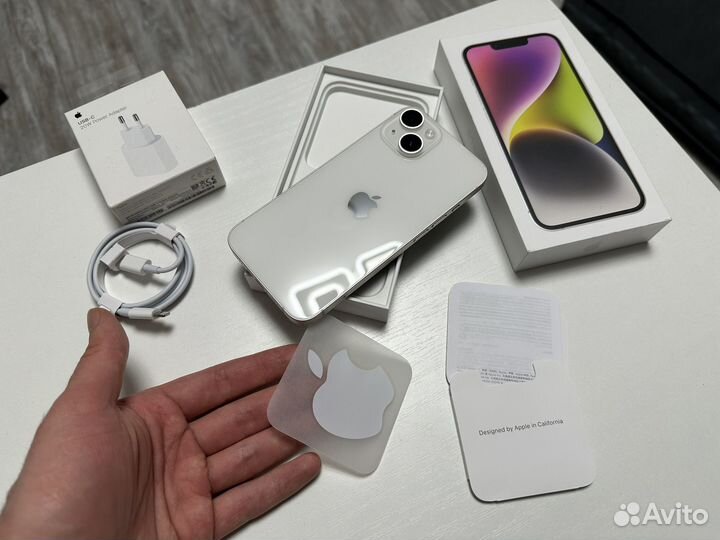 iPhone 14, 128 Идеал (sim+esim)