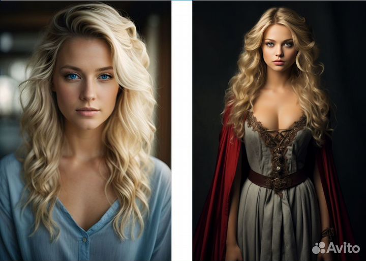 Создание иллюстраций артов / цифровые портреты AI