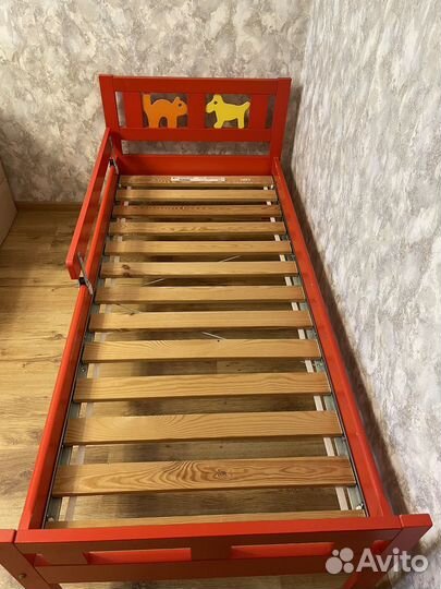 Детская кровать IKEA с матрасом