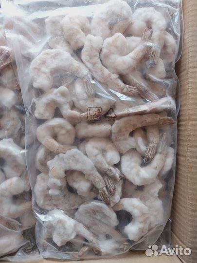 Креветки очищенные б/г