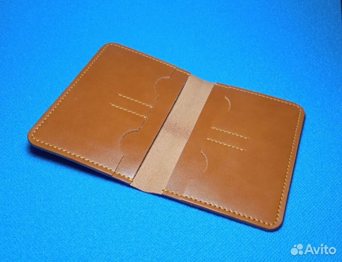 Обложка для документов натуральная кожа
